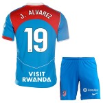 Günstige Fußballtrikots Atlético Madrid J. Alvarez 19 Kinder 3rd trikot 2025-26 Kurzarm